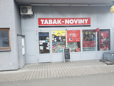 Pardubice SAZKA Tabák Jana Palacha