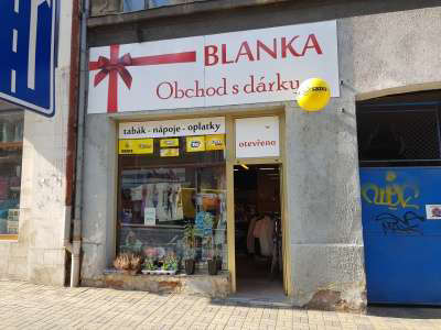 Teplice SAZKA BLANKA obchod s dárky